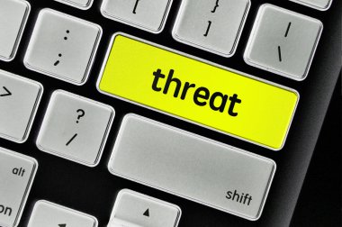 Word tehdit yazılı klavye düğme