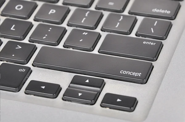 The computer keyboard button written word concept — Stock Photo, Image