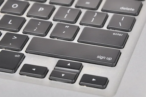Keyboard  button written word sign up — Stock Photo, Image
