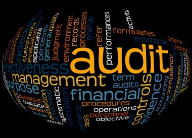 Denetim ve onun ilgili kelime kelime bulutu