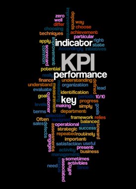 Ana performans göstergesi (KPI kelime bulutu)