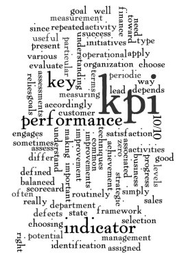 Ana performans göstergesi (KPI kelime bulutu)