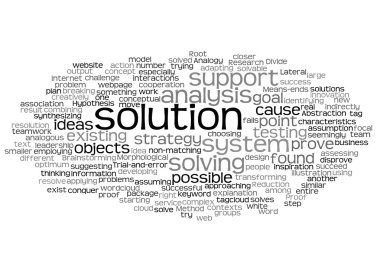 çözüm ve onun ilgili kelime kelime bulutu