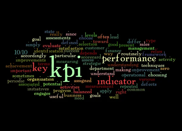 Ana performans göstergesi (KPI kelime bulutu)