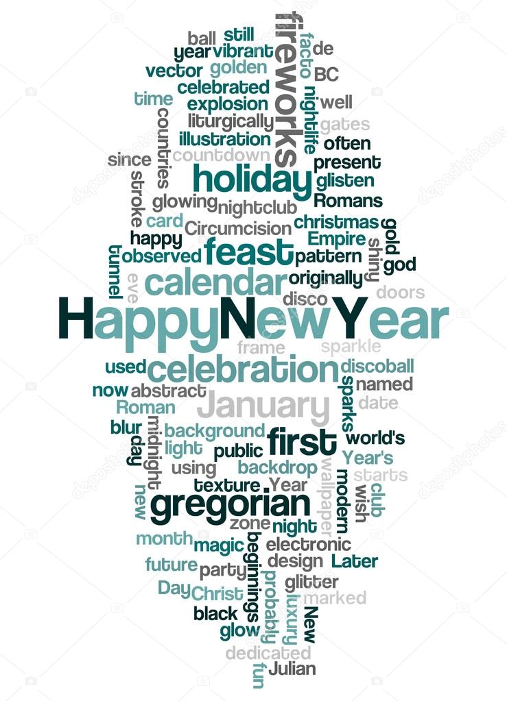 new year words word cloud of happy new year and its related words stock new year words word cloud of happy new year and its related words stock