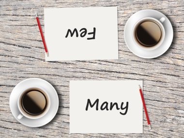 İş kavramı: Az ve birçok karşılaştırma