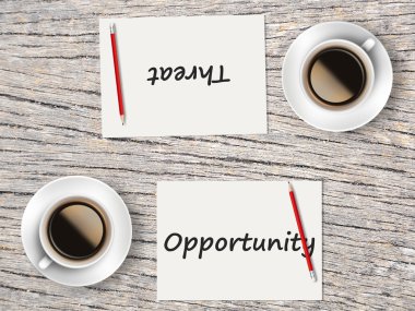 İş kavramı: Fırsat ve tehdit karşılaştırma 