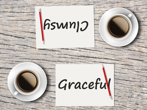 İş kavramı: Beceriksiz ve zarif karşılaştırma