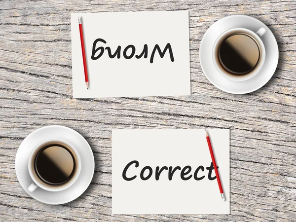 İş kavramı: Doğru ve yanlış arasındaki karşılaştırma 