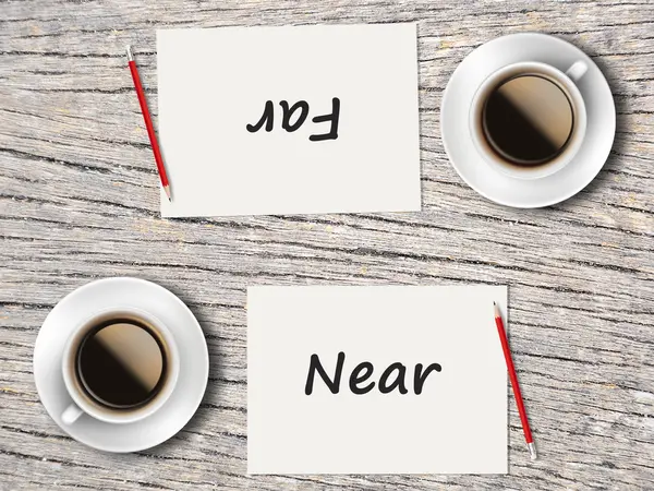 İş kavramı: Karşılaştırma arasında uzak ve yakın: