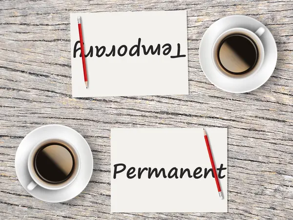 İş kavramı: Kalıcı ve geçici karşılaştırma