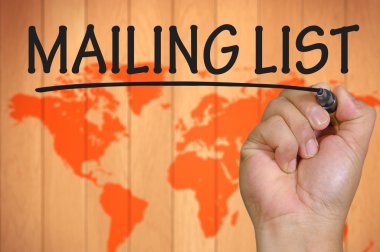 el yazma e-posta listesi