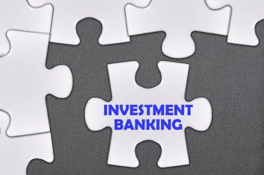 Parçalı bulmaca kelime yatırım bankacılığı yazılı