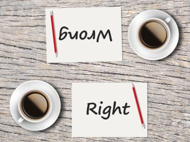 İş kavramı: Doğru ile yanlış arasındaki karşılaştırma