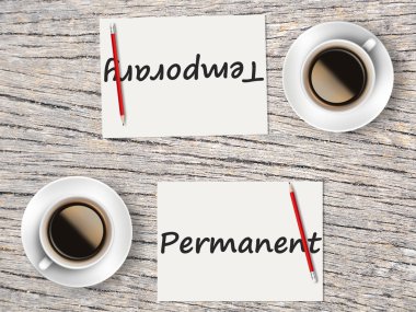 İş kavramı: Kalıcı ve geçici karşılaştırma