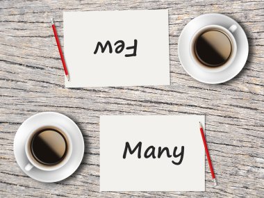 İş kavramı: Az ve birçok karşılaştırma