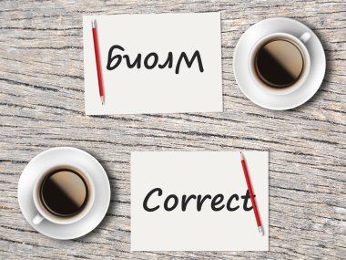 İş kavramı: Doğru ve yanlış arasındaki karşılaştırma 