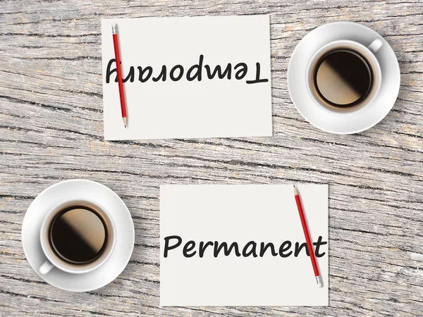 İş kavramı: Kalıcı ve geçici karşılaştırma