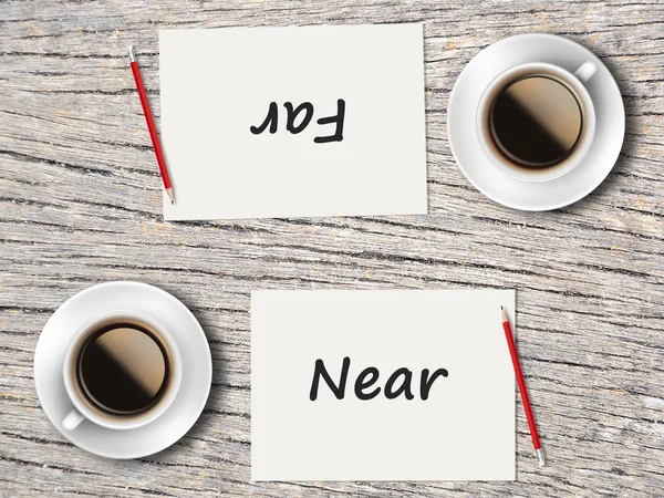 İş kavramı: Karşılaştırma arasında uzak ve yakın: