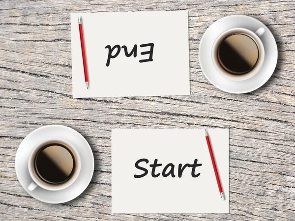 İş kavramı: Bitiş ve başlangıç karşılaştırma