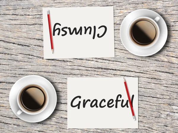 İş kavramı: Beceriksiz ve zarif karşılaştırma