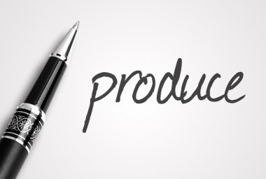 kalem yazar kağıt üzerinde üretmek