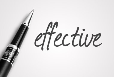 Kalem kağıt üzerinde etkili yazıyor 