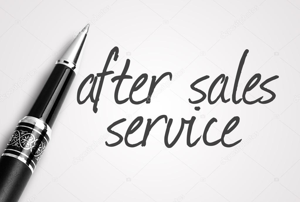 pen writes after sales service on paper 