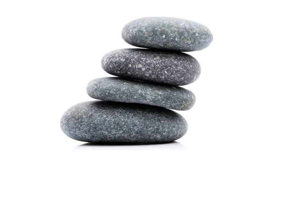Zen And Spa Stone Over White Background — Stock Photo, Image