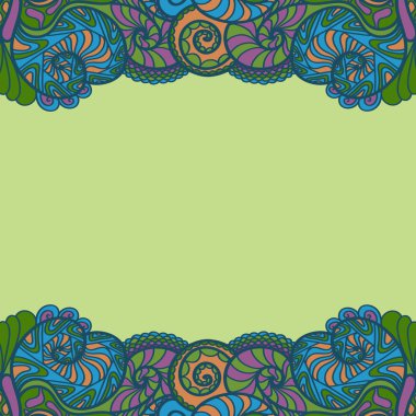 Soyut dekoratif karalamalar arka plan