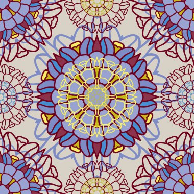 Vektör seamless modeli. Dekor tasarım için.