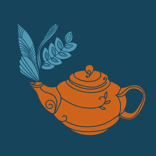 Vector Teapot — Stock Vector