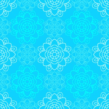 mavi çiçekler sorunsuz arka plan