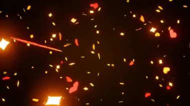 Düşen poker kartlarının modern arkaplanı