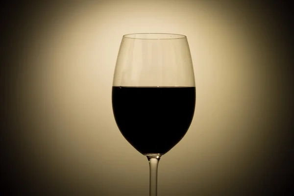 Bir bardak şarap. — Stok fotoğraf