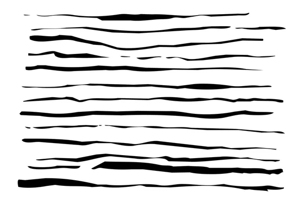 grunge vektör suluboya ve mürekkep vuruşları kümesi