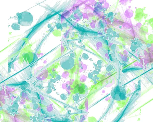 Abstract backgroung blue green purple stains blots — Stock Photo, Image