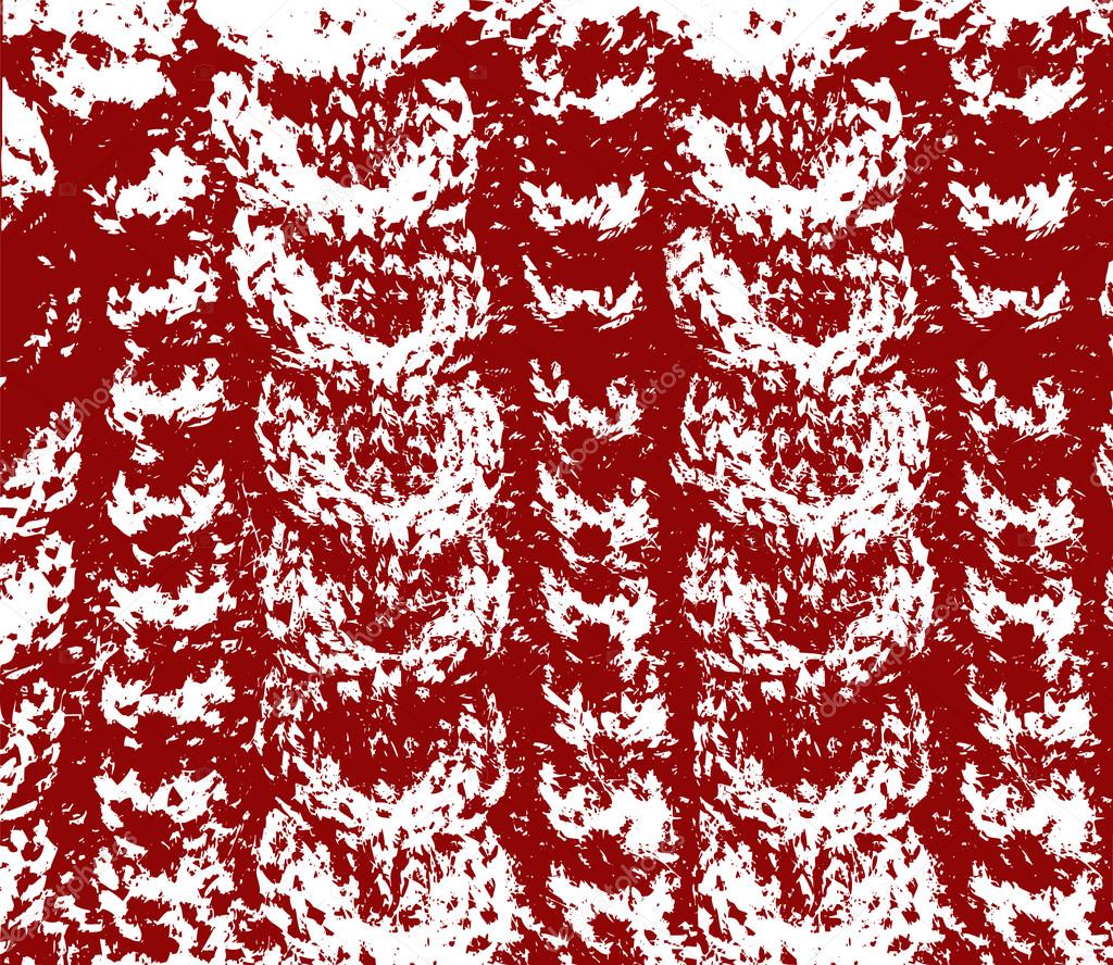 Knitted woolen texture red vector