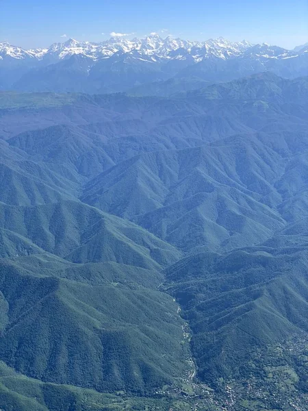 Snowy Mountains Georgia Nature Georgia Big Fields — Photo