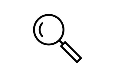 Siyah simge ana hatları çizimi büyütülüyor