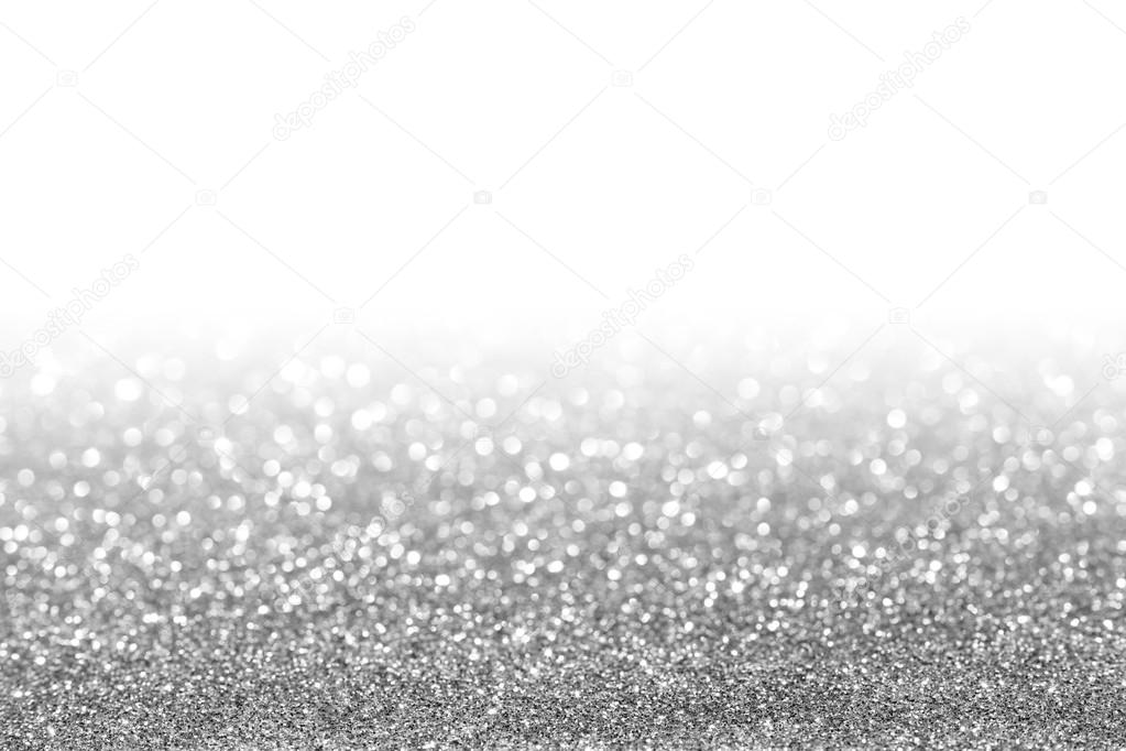 Silver sparkle. Glitter background.