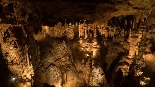 Cueva Roca Paredes Escena Vista — Foto de Stock