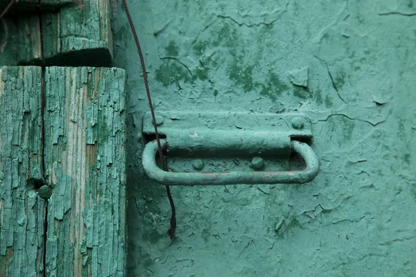 Eski yeşil duvar — Stok fotoğraf