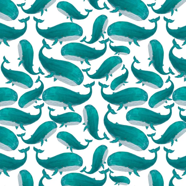 흰긴수염고래의 무작위 패턴 — 스톡 사진