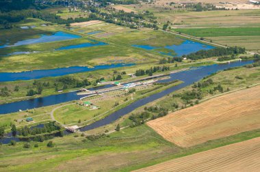 Pinsk, Stolin, Luninets 'te hava fotoğrafçılığı