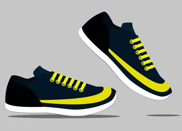 Ilustración de zapatos deportivos — Vector de stock