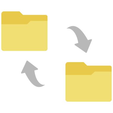 Kolayca düzenleyebilen ya da düzenleyebilen Dizin Paylaşımı Vektörü simgesi