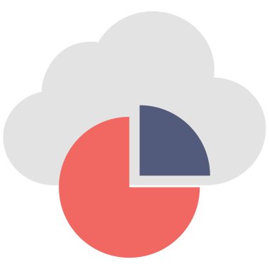 Kolayca düzenleyebilen ve düzenleyebilen Bulut Turtası Grafik Vektörü simgesi