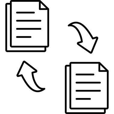Kolayca düzenleyebilen ve düzenleyebilen Dosya Paylaşımı Vektör simgesi