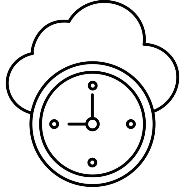 Cloud Vector Symbol Das Leicht Geändert Oder Bearbeitet Werden Kann — Stockvektor